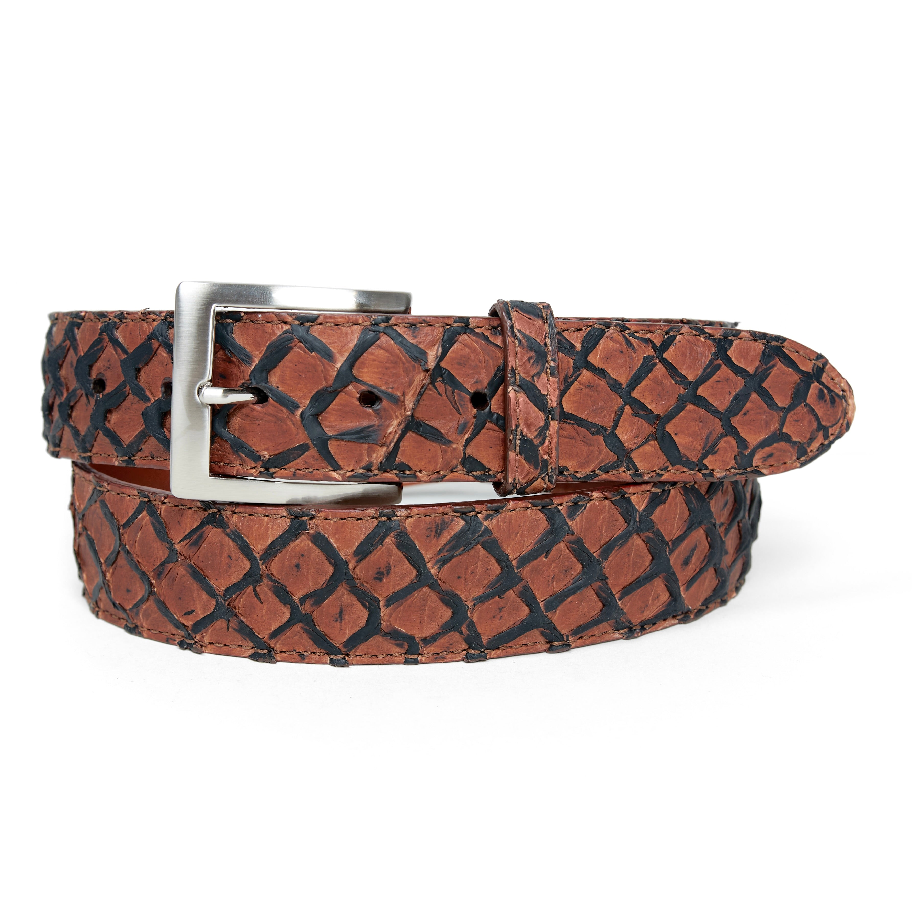 Arapaima leather belts