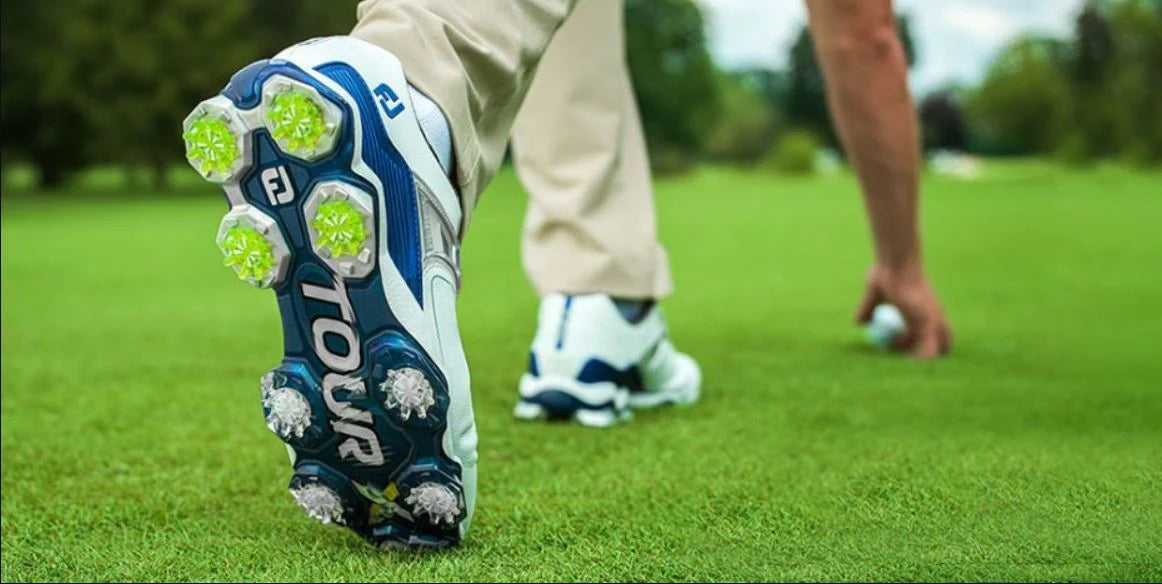 write a blog about The Benefits of Waterproof Golf Shoes