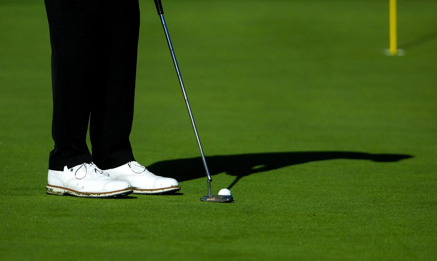 write a blog about The Benefits of a Soft Spiked Golf Shoe